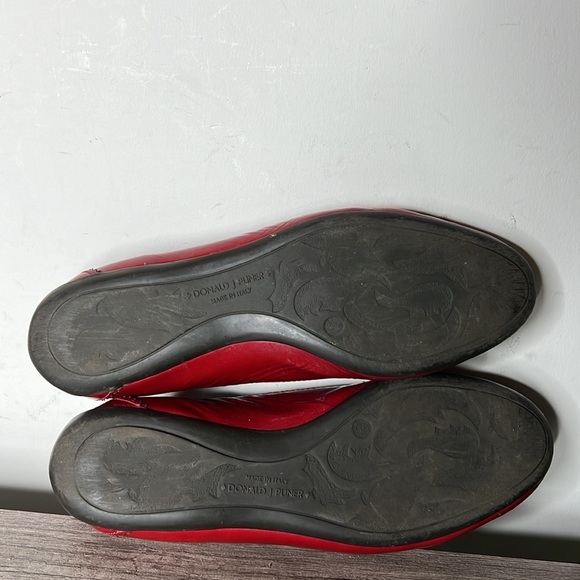 Donald J. Pliner Couture Halla Red Patent Leather Loafer size 8.5 - Picture 7 of 9